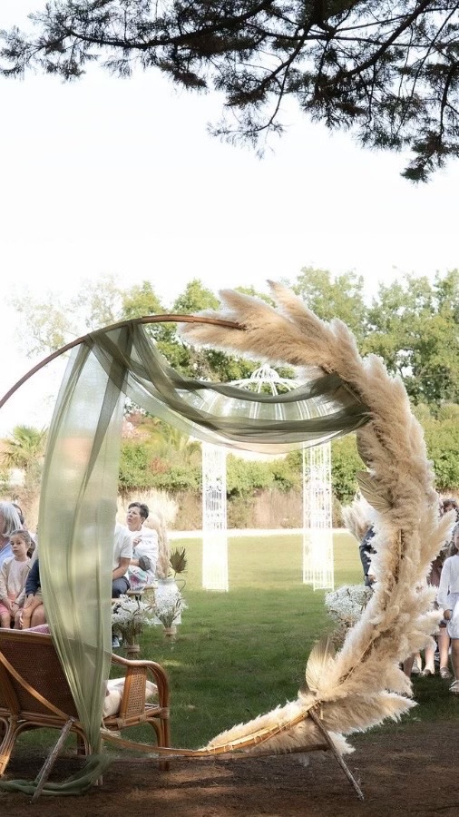 Création de décoration exclusive d'un mariage réalisé artisanalement par Céline.